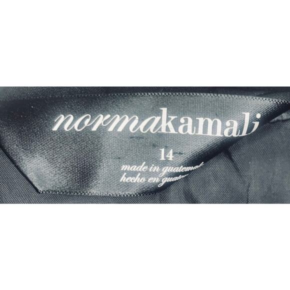 Norma Kamali Three Button Single Breasted Black Blazer Size 14 - Picture 3 of 4